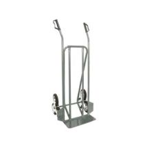 Carrello portatutto 6 ruote – Struttura in acciaio tubolare verniciato – Portata massima 150 kg – Dimensioni pala 420 x 200 mm