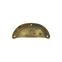 Manilla de latón envejecido 25 unidades 77x31 mm - Herrajes de cerradura para muebles