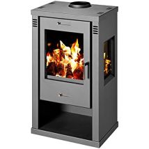 V05 - Eek A+ 3-scheiben Kaminofen Victoria Vision – 7,2kw