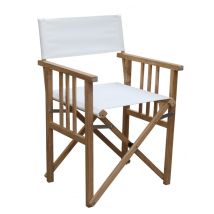 Sedia Regista Pieghevole in Legno di Acacia per Giardino, Balcone o Patio – Resistente ai Raggi UV – 8034108882840