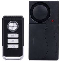 105db Anti-theft Motorcycle/bicycle Alarm, Wireless Security Vibration Motion Sensor Alarm With Remote Control For Car/bicycle Door/window