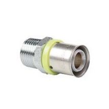 Racor fijo macho – Ø25mm x 3/4" – Latón – 2 años de garantía