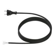 248.186 Strom Anschlusskabel Schwarz 5.00 M - Bachmann