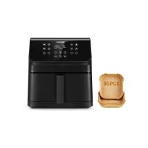 Friggitrice Ad Aria Premium Ii Chef Edition 6,2 Litri Nero + Pack 50 Carte - Cosori
