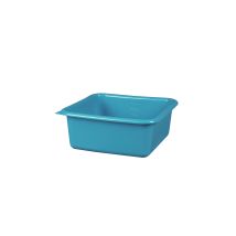 Vaschetta Quadrata Graduata Blu - Alluminio E Plastica