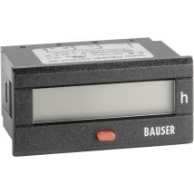 Bauser 3800 – Elektronischer Zeitzähler – IP64 – 48 x 24 mm – Hohe Qualität und Zuverlässigkeit für Industrie und Nutzfahrzeuge