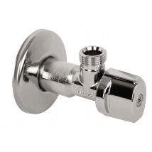 Vierkantventil ohne Schraubenmutter 1/2-3/8" – Metallgriff – GZ 1/2" x GZ 3/8"