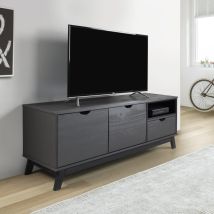 Mercers Furniture – Scandian Grey TV Unit – 51 cm Height – 141 cm Width – 37 cm Depth