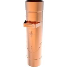 Zambelli - Kupfer Regenwasserklappe Ø 80 Mm Mit Logo Ohne Sieb, 117215-zam