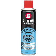 WD40 – Weißes Lithiumfett 3-in-1 Spray – 250 ml – Beständig gegen Feuchtigkeit und extreme Temperaturen