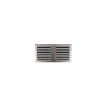 Rejilla De Aluminio Anodizado Con Persiana Y Mosquitera 100x200 Bolsa - Autogyre