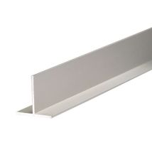 Perfil T de aluminio anodizado plata 20x20mm – Ideal para bricolaje y mejoras en el hogar