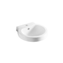 Wandwaschbecken LP93 – Keramik – 51,5 x 49,5 x 21 cm – modernes Design – weiß