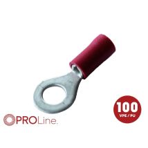Acv 344351-1-0-p Capocorda Ad Anello Ø Foro=4.3 Mm Completamente Isolato Rosso 100 Pz. Pezzo