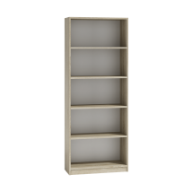Topeshop - Libreria 60cm Ripiano Libreria Raccoglitori Colore Sonoma Per Casa Per Ufficio