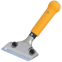 Tajima Universalschaber 200mm – 3 Klingen – Aluminium-Bronze – Kunststoffgriff – 200mm Gesamtlänge – 18mm Klingenbreite