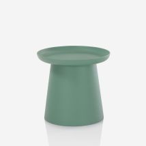 Tavolino Rotondo In Polipropilene Da Salotto Talik - Verde