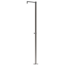 SINED – Edelstahl Dusche Monokel 222,99 x 18 x 6 cm – Rostfrei, Wetterfest, Einfache Installation – Ideal für Garten und Schwimmbad