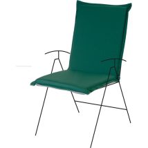 Kissen für Stühle – abnehmbar – 95x48xh6 cm – Baumwollmischgewebe – grün – UV-beständig – für Garten und Terrasse