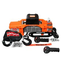 13,500lb (6,123kg) 'sl Series' Original Orange 24v Winch. 28 X 11mm Dyneema Rope, Wireless Remote Controls.