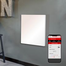 Infrarotheizung Mit Stahlgehäuse 1100 Watt Inkl. Wifi-thermostat Wandhalterung & Montagematerial Made In Europe Überhitzungsschutz Spezial-heizfolie 