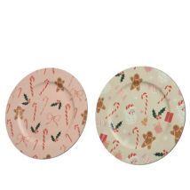 Set de 6 Sottoplatos D33 Fantasías Asortidas – Material: Opaco – Jardín y Piscina