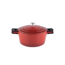 Cacerola Kelomat Keramika Rojo Con Tapa Ø20 Cm 2,7 Litros Inducción