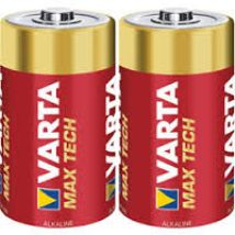 Powerking - 2 Baterías Alcalinas De Larga Duración Varta Lr20 Max Power