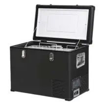 Indel B Tb46 Black Steel - Nevera De 46 Litros - 12vcc - 45w