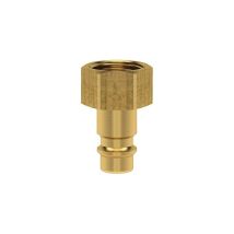 Capezzolo Es Nw7,2, 1/2 Gi – Ottone MS 58 – Pressione max 35 bar – Flusso 1000 l/min – Lüdecke