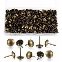 200 Stück Polsternägel, Dekorative Polsternägel, Polsternägel, Antike Messing-möbelnägel Mit Kunststoffbox Für Sessel, Sofa, Möbel, Holzobjekte – 11 X