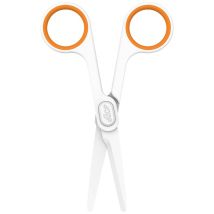 10544 Forbici Universali Mancini, Destrimani 141 Mm Bianco, Arancione - Slice