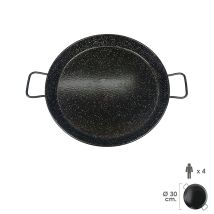 Garcima - Emaillierte, Valencianische Paellapfanne 4 Personen / 30 Cm.