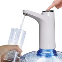 Distributeur De Bouilloire (blanc) - Tuyau En Silicone De 50 Cm, Pompe Usb Portable Pour Bouilloire Universelle De 5 Gallons