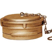 Bouchon à verrou et chaînette 40x45 mm – Loquet et targette – TRIBOULET INDUSTRIE