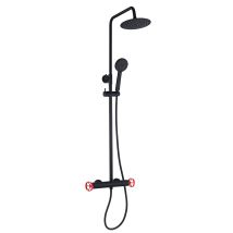 Colonna Doccia K2o Chillout Delta 83-119 Cm Con Rubinetto, Altezza Regolabile, Doccetta A Mano E Beccucci Anticalcare