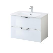 Pelipal Waschbecken Mit Unterschrank München Weiß Glanz 75 X 52 Cm