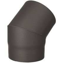Rauchrohrbogen Ø 150 Mm, 45°, Lackiert, Gussgrau