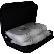 Custodia Per Cd Mediarange 96 Cd/dvd/blu-ray Nylon Nero 1 Pz. (l X A X P) 28.9 X 8.8 X 16.8 Mm Box55