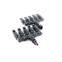 1 - 6 Fach Solarstecker Kompatibel Mit Mc4 Solarkabel Y-verteiler Für Solaranlage T 5 Fach Stecker
