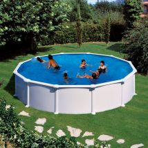 Piscina Atlantis Acero Blanco Altura 132 - Ø550 Redonda