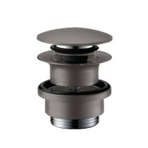 Hansgrohe - Sistemi Di Scarico - Sistema Di Scarico Push-open Per Miscelatori Da Lavabo E Bidet, Cromo Nero Spazzolato 50100340
