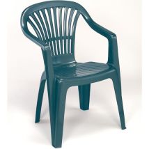 Sedia Resina Verde 'argo-scilla' Con Braccioli