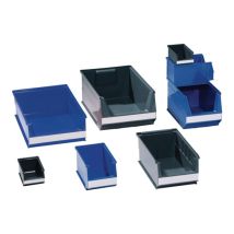 Sichtlagerkasten L350/300xb210xh200mm Pe-regenerat Grau