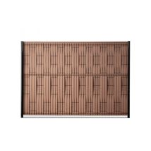 Kit De Ocultación Composite Trenzado Universal - Marrón 2,5m Largo X 1,75m De Altura