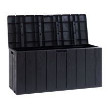 Coffre De Jardin Bravo - Résine - Capacité 270l - Anthracite
