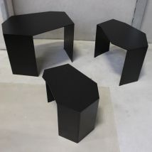 [gebraucht] B-ware Ferm Living Satztisch Set Beistelltisch Shard Cluster Schwarz 3er Set Tisch