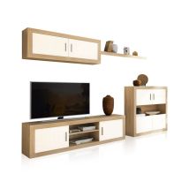 Salón Nuka V7 Cambria - Blanco (ancho) X 156cm (alto)