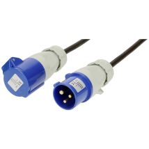 Max Hauri 165376 Alimentazione Prolunga 16 A Blu, Nero 25 M H07rn-f 3g 1,5 Mm² Resistente Ai Raggi Uv, Resistente Agli