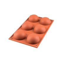 Molde De Silicona Para Hemisferios Y Esferas De Una Sola Porción, 70 Mm, Silikomart